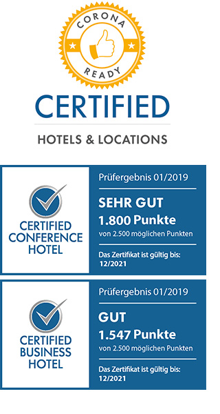 Certified Hotel mit "sehr gut" und "gut" zertifiziert